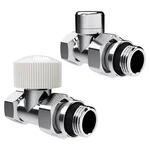 Набор термостатический прямой Royal Thermo Design 1/2"М30х1,5 (Хром) 1