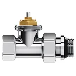 Набор термостатический прямой Royal Thermo Design 1/2"М30х1,5 (Хром) 5