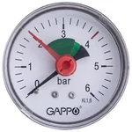 Манометр Gappo аксиальный с указателем предела 1/4" x 6 бар 2