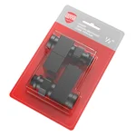 Набор дизайн-вентилей Royal Thermo CUBE, прямой (черный) 1/2" 1