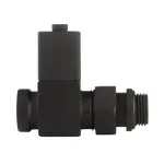 Набор дизайн-вентилей Royal Thermo CUBE, прямой (черный) 1/2" 9