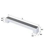 Конвектор напольный Royal Thermo STEP-80/180/800-1-N-WT-LG-NA 2