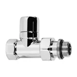 Набор термостатический для радиатора прямой Royal Thermo Design 1/2"М30х1,5 (Хром) 4