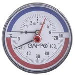 Термоманометр Gappo аксиальный в комплекте с автоматическим запорным клапаном 1/2" x 6 бар 2