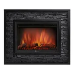 Портал Firelight Loft 30 камень черный, черная эмаль 2