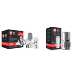 Набор термостатический угловой Royal Thermo Design 1/2" Click (Хром) с термоголовкой Design (Хром) 2