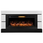 Каминокомплект: Очаг Royal Thermo Aurora RTFP/P-AR40LS, портал Moderno 42/40/36, белый, р/в 2