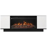 Каминокомплект: Очаг Electrolux EFP/P-3620LS, портал Como 36 белый, черный, р/в 2