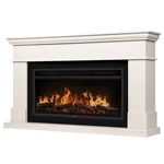 Каминокомплект: Очаг Electrolux EFP/P-3620LS, портал California 42/40/36, молочный 1