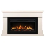 Каминокомплект: Очаг Electrolux EFP/P-3620LS, портал California 42/40/36, молочный 2