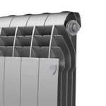 Радиатор Royal Thermo BiLiner 350 /Silver Satin - 4 секц. 4