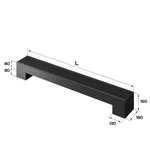 Конвектор напольный Royal Thermo STEP-80/180/900-1-N-BL-LG-BL 2