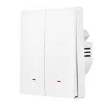 Выключатель HOMMYN настенный zigbee 2 клавиши (без нейтрали) SWZBNN02W 2