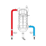 Котел газовый Ferroli FORCE W 150 конденсационный, настенный, 1 конт., закр. кам. сгор. 3