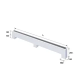 Конвектор напольный Royal Thermo STEP-180/130/2300-3-N-WT-LG-NA 2