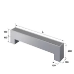 Конвектор напольный Royal Thermo STEP-180/180/900-3-N-SS-LG-NA 2
