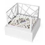 Биокамин Firelight BFP-T185BFW Bonfire White 3