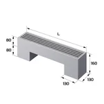 Конвектор напольный Royal Thermo STEP-80/130/500-1-N-SS-LG-NA 2