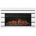Каминокомплект: Очаг Electrolux EFP/P-3620LS, портал Moderno 36 белый, черный, р/в 2