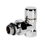 Набор термостатический для радиатора угловой Royal Thermo Design 1/2"М30х1,5 (Хром) 3