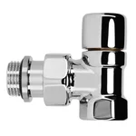 Набор термостатический для радиатора угловой Royal Thermo Design 1/2"М30х1,5 (Хром) 5