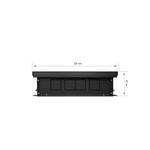 Конвектор внутрипольный Royal Thermo ATRIUM-90/300/1100-DG-U-DB 3