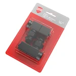 Набор дизайн-вентилей Royal Thermo CUBE, угловой (черный) 1/2" 1