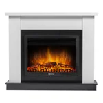 Каминокомплект:Очаг Electrolux EFP/P-2720RLS, портал Canto 25 белый 2