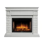 Портал Firelight Bricks 30 камень белый, белая эмаль 2