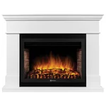 Каминокомплект: Очаг Electrolux EFP/P-3020LS N, портал California 30, белый 2