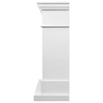 Каминокомплект: Очаг Electrolux EFP/P-3020LS N, портал California 30, белый 3
