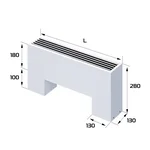 Конвектор напольный Royal Thermo STEP-180/130/600-3-N-WT-LG-NA 2