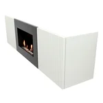Тумба с биокамином Firelight BFP/P-1400L белая 6