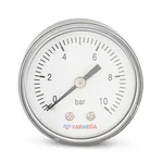 Манометр VARMEGA аксиальный 50 мм, 10 бар, 1/4", VMMT08-501002 1