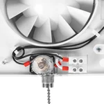 Вентилятор вытяжной Royal Thermo Sunset RAFS 100 P с тяговым выключателем 7
