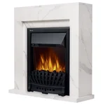 Портал Firelight Simple Classic белый мрамор 1
