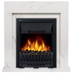 Портал Firelight Simple Classic белый мрамор 2