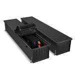 Конвектор внутрипольный Royal Thermo ATRIUM-190/250/1600-DG-U-BL 1
