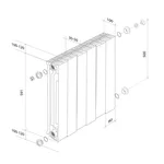 Радиатор Royal Thermo PianoForte 500 Noir Sable - 12 секц. 8