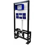 Инсталляция для унитаза BETTOSERB sava free standing, клавиша смыва хром матовый/хром глянец 2