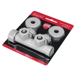 Узел нижнего подключения термостатический угловой Royal Thermo Design Pro 15мм М30х1,5 (Белый) 6
