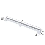 Конвектор напольный Royal Thermo STEP-80/130/2300-1-N-WT-LG-NA 2