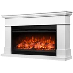 Каминокомплект: Очаг Royal Thermo Aurora RTFP/P-AR40LS, портал California 40, белый 1