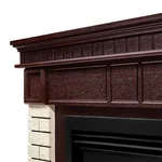 Каминокомплект: Очаг Electrolux 2720RLS N, портал Bricks 25 камень беж, шпон т.д. 5