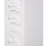 Каминокомплект: Очаг Electrolux 3320RLS N, портал Loft 30 камень белый, бел.эмаль 7
