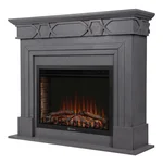 Каминокомплект: Очаг Electrolux EFP/P-3020LS N, портал Antico 30 серый 1