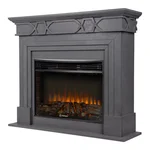 Каминокомплект: Очаг Electrolux EFP/P-3320LS N, портал Antico 30 серый 1