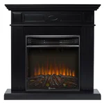 Каминокомплект: Очаг Electrolux 3320RLS N, портал Bianco 30 черная эмаль 2