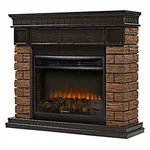 Каминокомплект: Очаг Electrolux 3320RLS N, портал Bricks Wood 30 кам. кор. шп. т.д 1