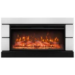 Каминокомплект: Очаг Royal Thermo Aurora RTFP/P-AR40LS, портал Moderno 42/40/36, белый 2